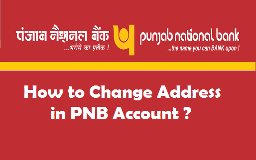 Change Address in PNB Account