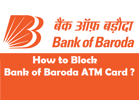 Block Bank of Baroda ATM Card