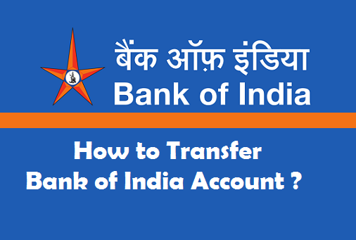 Transfer Bank of India Account
