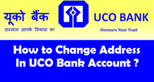 How to Change Address in UCO Bank Account