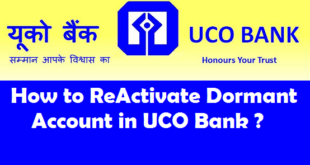 How to ReActivate Dormant Account in UCO Bank