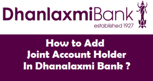 How to Add Joint Account Holder in Dhanalaxmi Bank