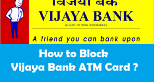 How to Block Vijaya Bank ATM Card