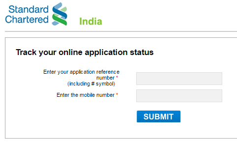 Check Standard Chartered Credit Card Application Status