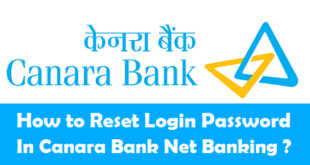 How to Reset Login Password in Canara Bank Net Banking