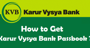 How to Get Karur Vysya Bank Passbook