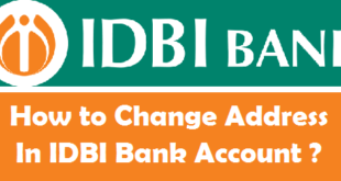 How to Change Address in IDBI Bank Account